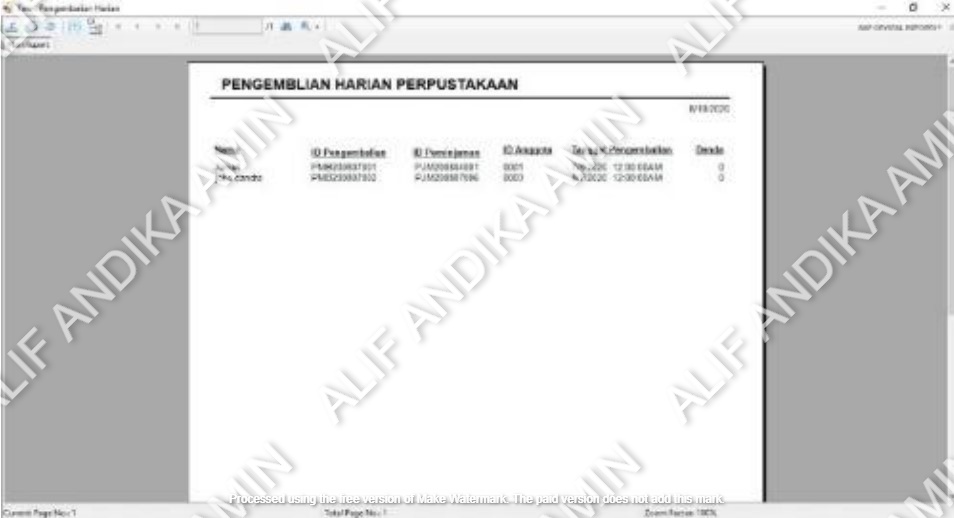 Halaman Laporan